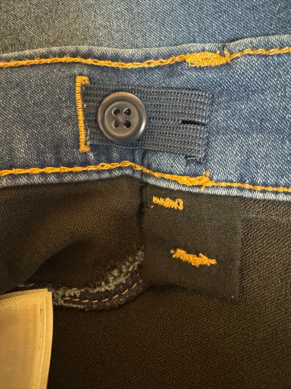 GAP Denim Stretch Jean Legging – Size 14 – Light Medium – Adjustable Waist – EUC